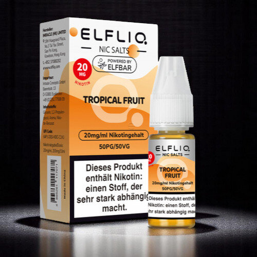 ELFBAR ELFLIQ Tropical Fruit Nikotinsalz Liquid 10 ml