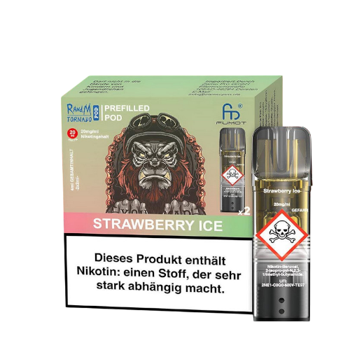 RandM Tornado Pod Strawberry Ice Elfa kompatibel 2ml 2er Pack