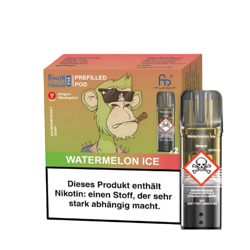 RandM Tornado Pod Watermelon Ice Elfa kompatibel 2ml 2er Pack