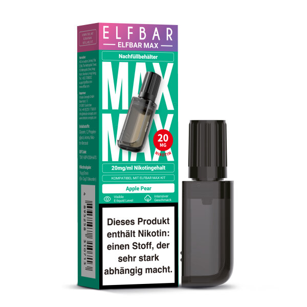 Elfbar Max Nachfüllbehälter Appel Pear 20mg