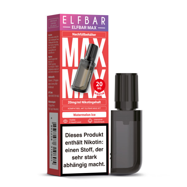 Elfbar Max Nachfüllbehälter Watermelon Ice- 20mg