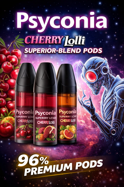 Psyconia Cherry Lolli  Superior 96% Pod prefilled 2ml