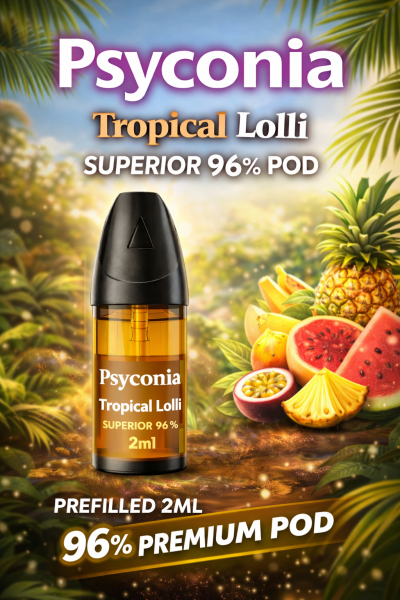 Psyconia Tropical Lolli  Superior 96% Pod prefilled 2ml