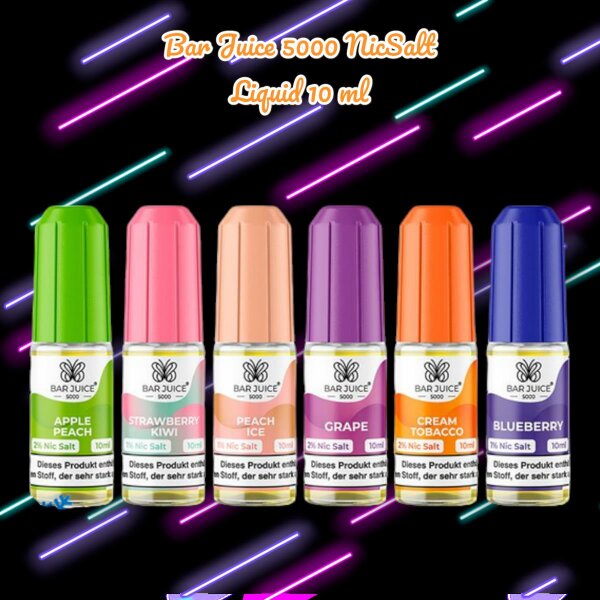 Bar Juice 5000 NicSalt Liquid 10ml Grape Gummybear 10mg