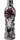 Bong Glas BOTTLE silber/Graffiti Design H25 cm