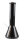 Bong Glas gerade Carbondesign schwarz H32.5 cm