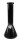 Bong Glas gerade Carbondesign schwarz H32.5 cm