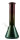 Bong Glas gerade Carbondesign grün/gelb/rot H32.5 cm