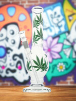 Glasbong mit Eis| H: 30cm Schliff: 14.5mm