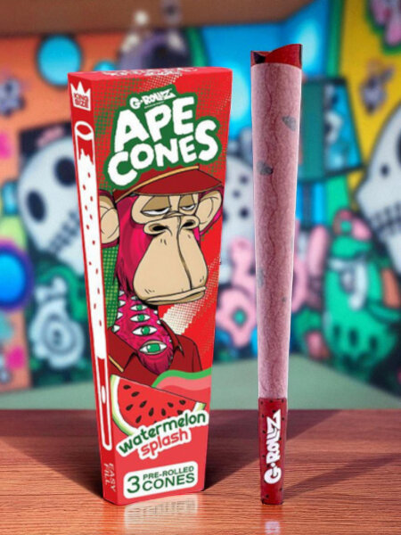 G-ROLLZ Ape Cones - "Watermelon Splash" | 3er Pre-Rolled Cone|