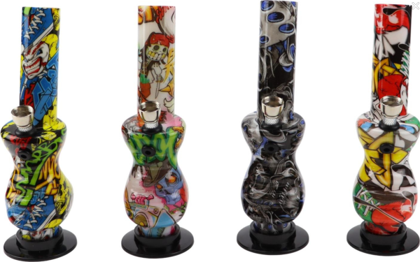 Bong Acryl Mini FANTASY sortiert H20cm