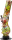 Bong Acryl gebogen bunt gemustert H32 cm