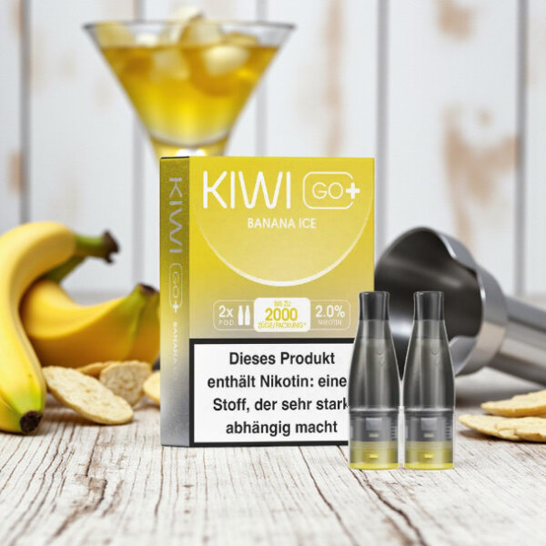 Kiwi Go+ Prefilled Pods 4ml/20mg