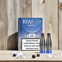 Kiwi Go+ Prefilled Pods 4ml/20mg Blueberry Ice