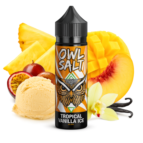 OWL Salt Overdosed Aroma Tropical Vanilla Ice 10ml longfill