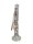 Bullet schwere Glasbong | Gebogener Zylinder | H: 39cm Ø: 50mm Sockel : 18,8mm