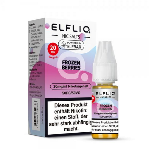 ELFBAR ELFLIQ Frozen Berries Nikotinsalz Liquid 10 ml