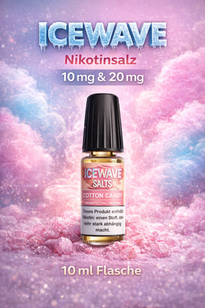 Icewave Nikotinsalz Cotton Candy Liquid