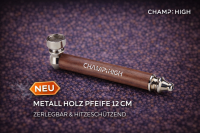Champ High Metal / Wooden Pipe 12cm