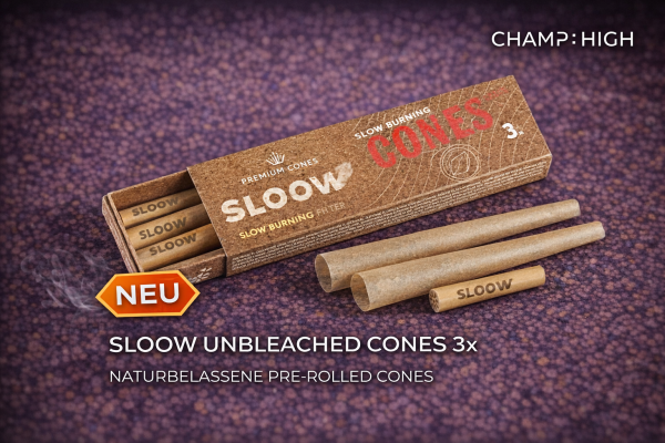 Champ High Sloow Unbleached Cones 3x