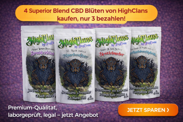 Superior Blend CBD Blüten von Highclans: 4 Sorten kaufen