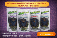 Superior Blend CBD Blüten von Highclans: 4 Sorten...