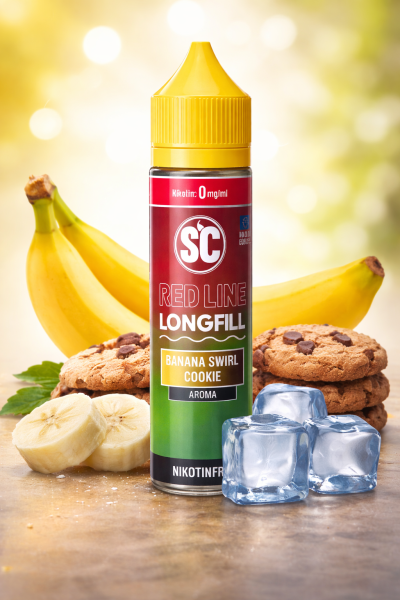 SC Red Aroma Longfill 10ml Banana Swirl Cookie