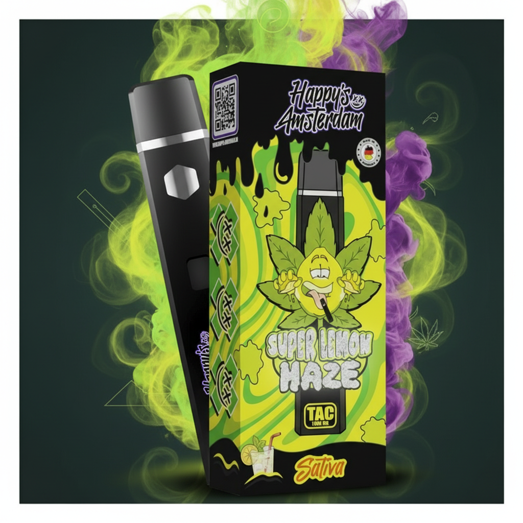 Tac Vape Wirkung Happys Amsterdam TAC Vape  Cherry Kush | 2 ml | 200 mg TAC