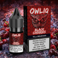 Owliq 10ml Liquid 10/20mg Black Cherries 10mg
