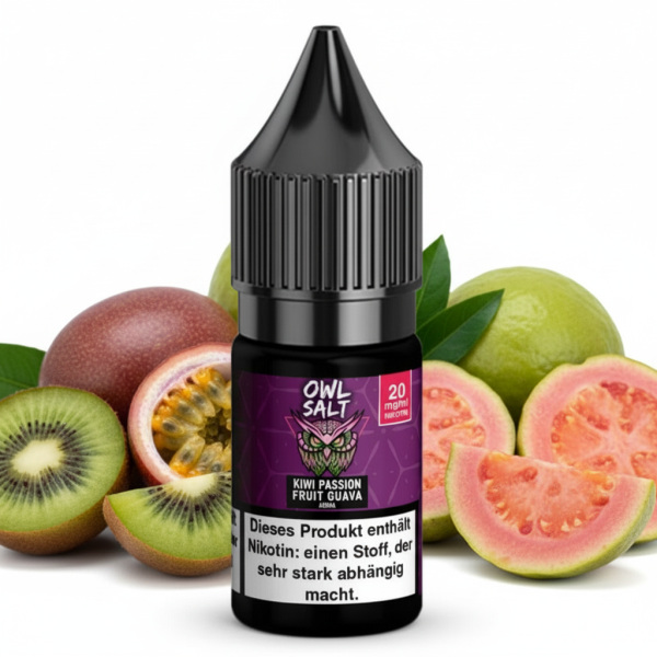 Owliq 10ml Liquid 10/20mg Kiwi Passionfruit Guava 20mg