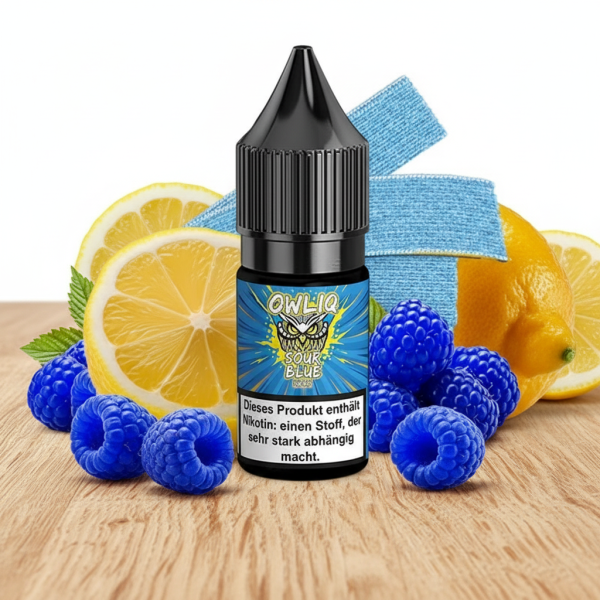 Owliq 10ml Liquid 10/20mg Sour Blue 10mg