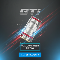 5x Vaporesso GTI Dual Mesh Coil Verdampferkopf 0,2 Ohm