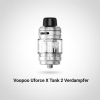 Voopoo Uforce X Tank 2 Verdampfer Silber