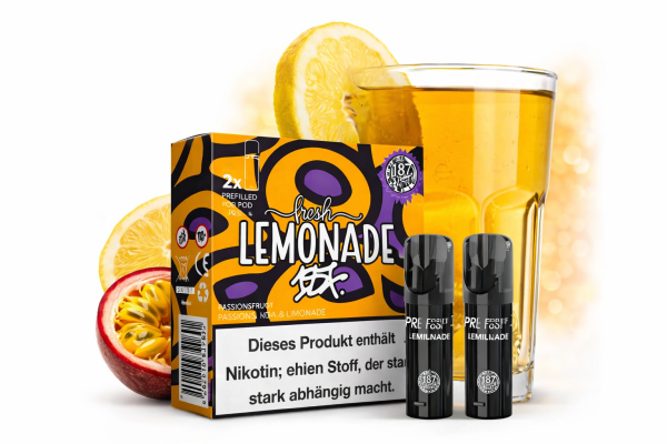 2x 187 Strassenbande 187 POD Prefilled Pod - Fresh Lemonade
