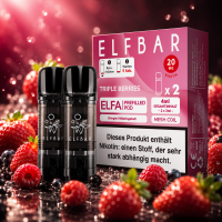 2x Elfbar ELFA CP Prefilled Pod - Triple Berries 20mg