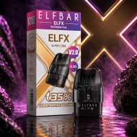 3x Elfbar ELFX V2.0 Refillable Pods – 2 ml Dual...