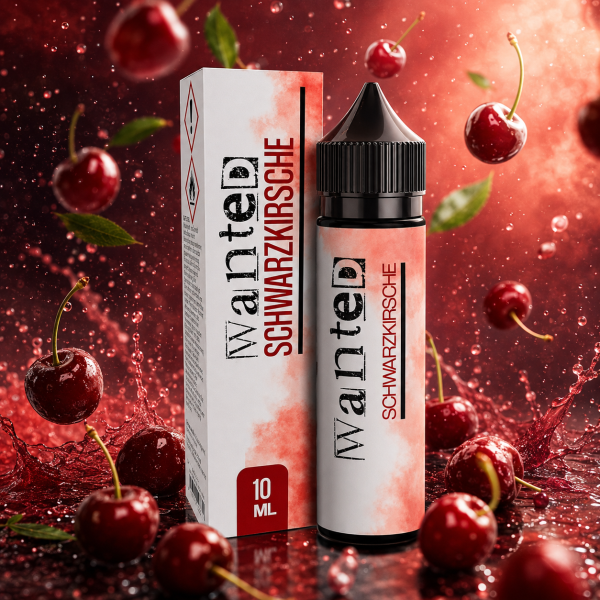 Wanted Schwarzkirsche Longfill Aroma 10 ml | 60 ml