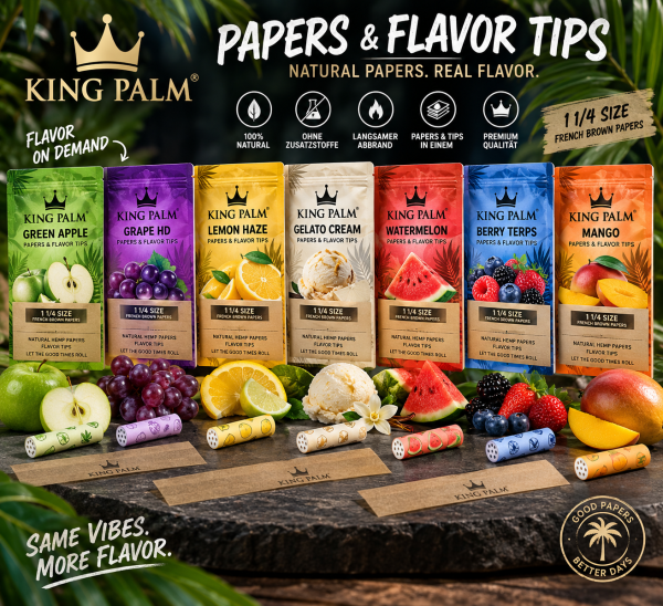 King Palm Papers & Flavor Tips