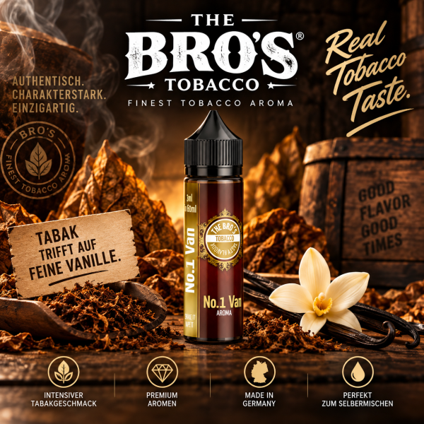 The Bros Longfill - Tobacco No.1 Van - 3ml Aroma