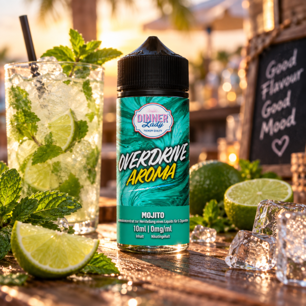 Dinner Lady Overdrive Mojito Aroma 10ml longfill