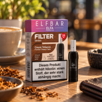 2x Elfbar ELFA Filter Pod - Cream Tobacco 20mg