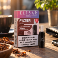 2x Elfbar ELFA Filter Pod - American Blend 20mg