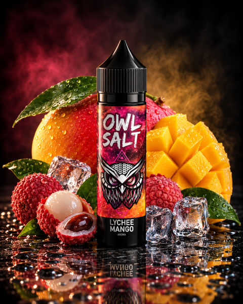 OWL SALT Lychee Mango Longfill 10 ml | 60 ml Aroma