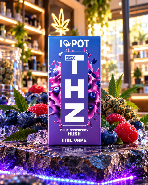 ILovePot THZ Vape 95% Blue Raspberry Kush 1ml
