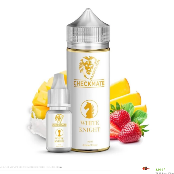 Dampflion Checkmate WHITE KNIGHT 10 ml Aroma longfill