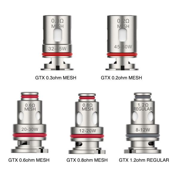 5 Vaporesso GTX Coils GTX 0,2 Ohm