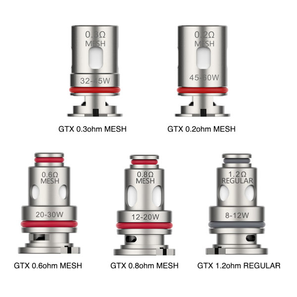 5 Vaporesso GTX Coils GTX 0,3 Ohm