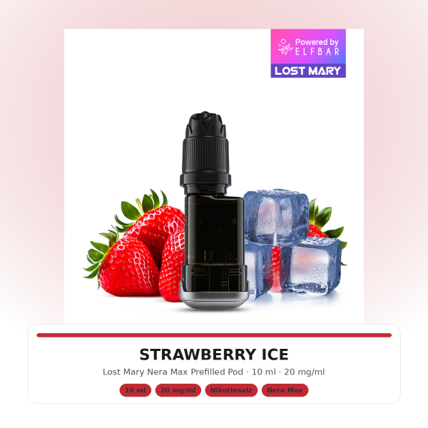 Strawberry Ice 10ml/20mg
